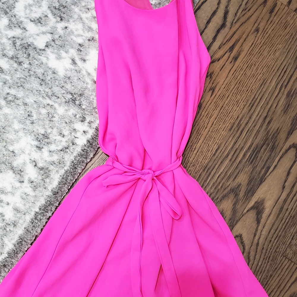 Hot Pink Mini Dress